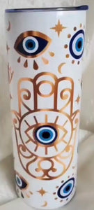 Evil Eye 🪬🧿 Hot and Cold Drink Tumbler