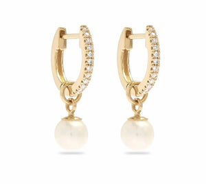 Wear Classy Pearl Sterling Silver Earrings Like a Celebrity