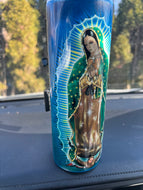 Virgen de Guadalupe Hot and Cold Drink Tumbler