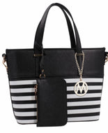 Ebony and Ivory Tote Bag